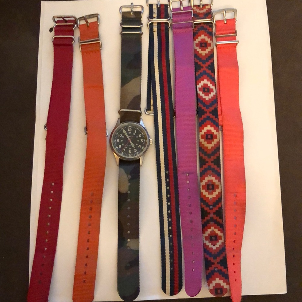 COPY - Timex watch (Jcrew) with 7 different bands